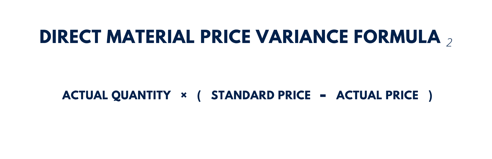 A Price Variance Is The Difference Between The How Do You 