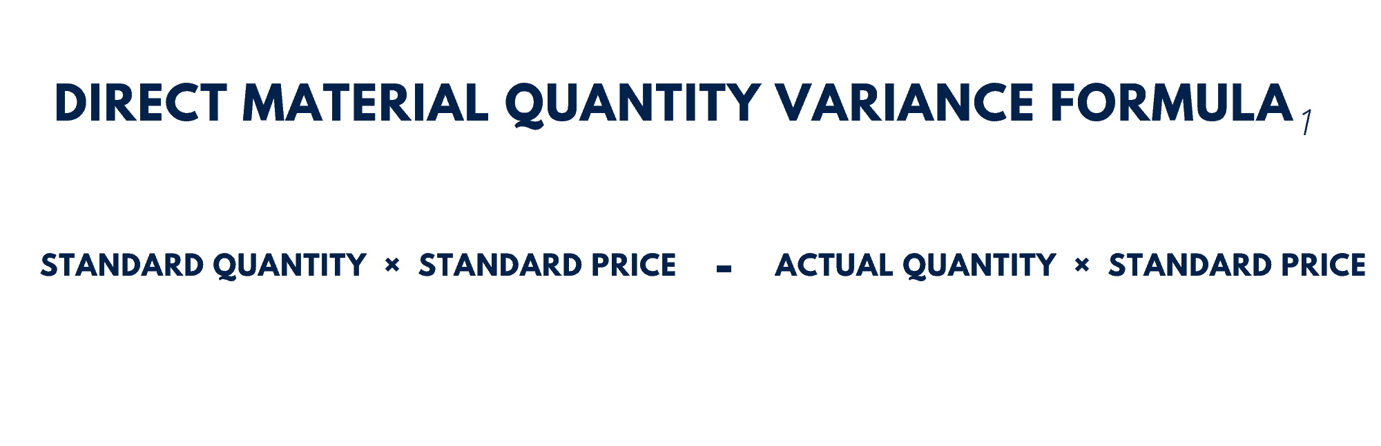 Direct Material Quantity Variance Accountingo